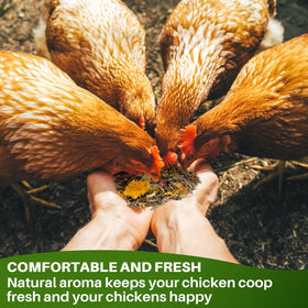 RAINFLOW deodorizing herbs with lemongrass and mint for odor control in coop