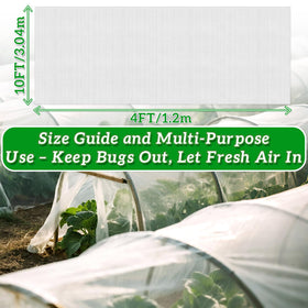 RAINFLOW plant cover shields vegetables and fruits while preserving light and air exchange.