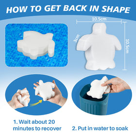RAINFLOW pool maintenance accessory keeps water clean between chemical treatments