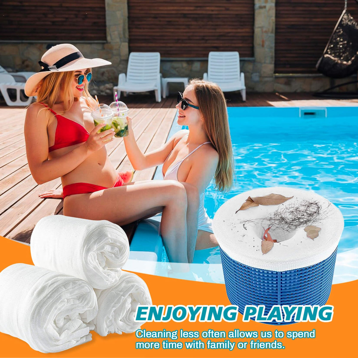 Extended filter life with RAINFLOW socks reduces maintenance and downtime.