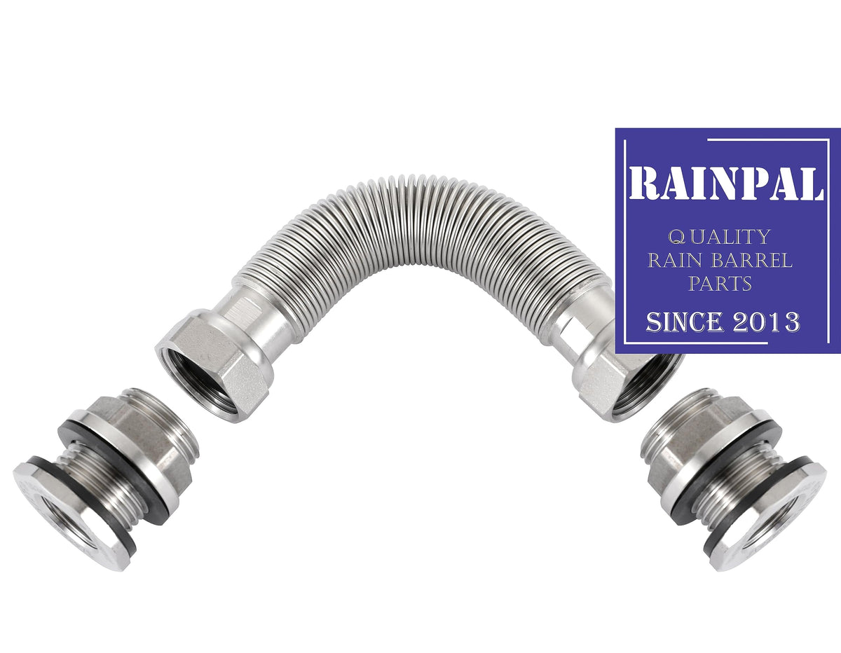 RAINPAL RBLSS5 bulkhead fittings with 1/2-inch NPT ends