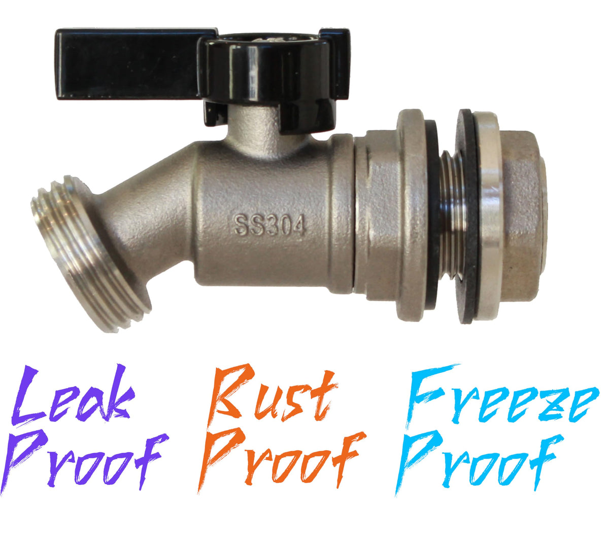RAINPAL RBS006 close-up of ball-valve showing precise shut-off.