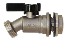 RAINPAL RBS006 stainless steel spigot with quarter-turn valve for easy operation.