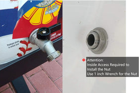 RAINPAL RBS006 fits walls up to 10 mm for versatile installs.