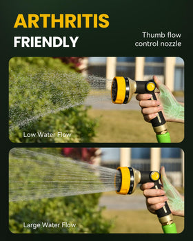 RAINPOINT 10-pattern dial offers versatile watering and cleaning options.