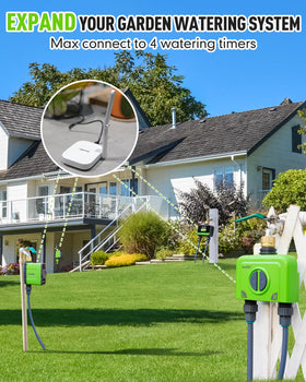 RainPoint gateway connects on 2.4GHz WiFi for reliable home irrigation control.