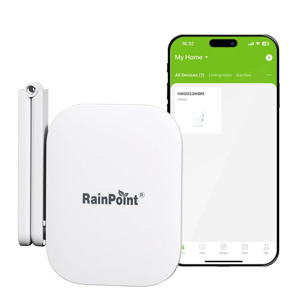 RainPoint Antenna Gateway extends coverage range for reliable irrigation control.