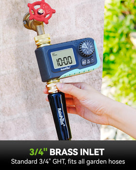 RAINPOINT two-pack provides ready-to-use control for two hoses.