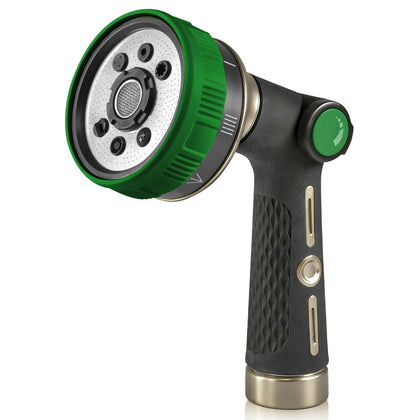 RAINPOINT hose sprayer nozzle with thumb control for comfortable watering.