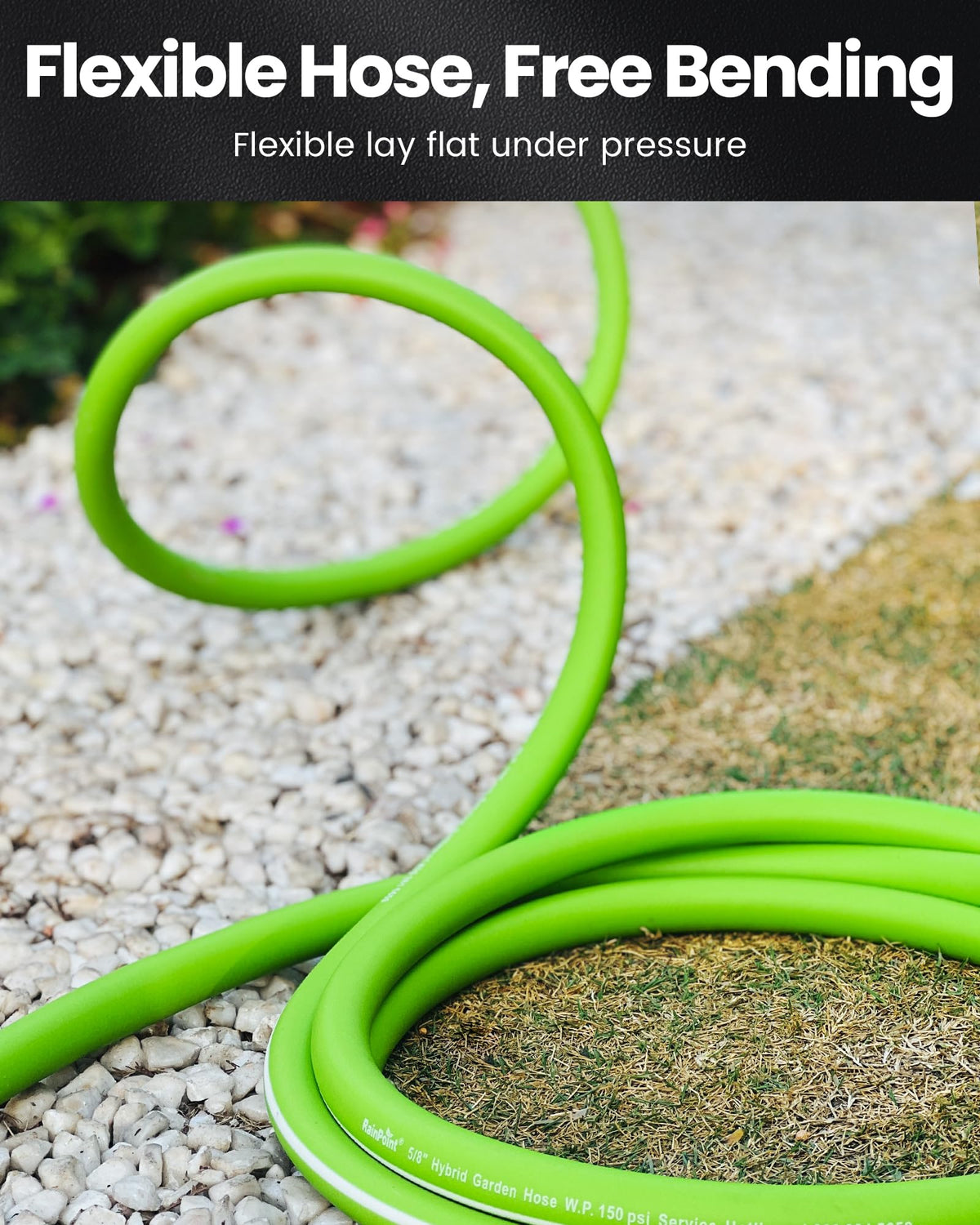 RAINPOINT Leakproof connection secures hoses for reliable watering.