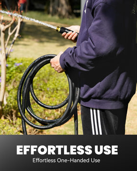 Rainpoint lightweight 15ft hose for easy carry and storage.