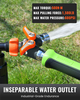 RAINPOINT metal body durable construction withstands tough weather and high water pressure