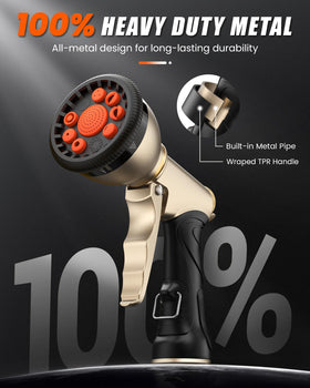 Heavy-duty metal spray nozzle by RAINPOINT designed for durability