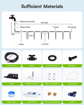 Rainpoint faucet attachment ensures easy instant cooling