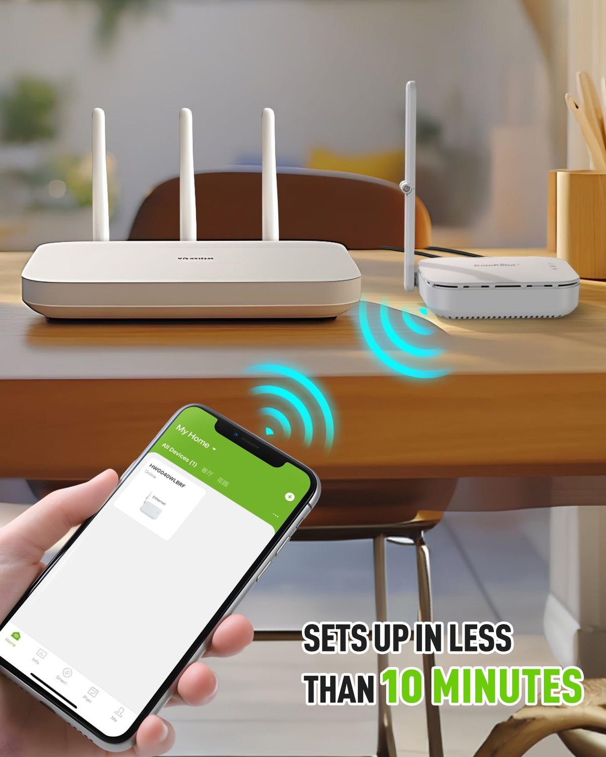 RAINPOINT smart watering system with gateway illustrates expanded network capability.