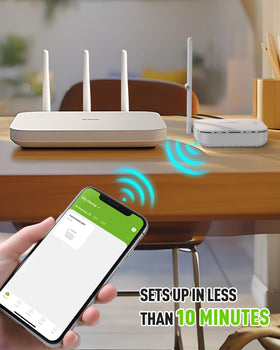 RAINPOINT smart watering system with gateway illustrates expanded network capability.