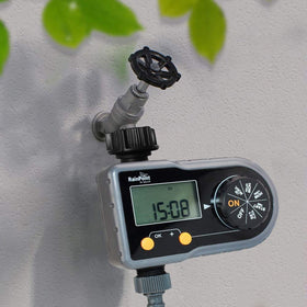 RAINPOINT Sprinkler Timer dial display highlights easy programming and clear scheduling