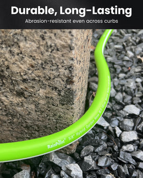 RAINPOINT Swivel Handle enables tangle-free, comfortable watering.