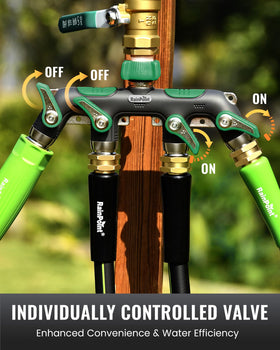 RAINPOINT three-quarter-inch garden hose thread standard for easy integration