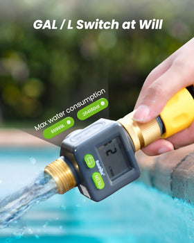 RAINPOINT outdoor-ready meter with leak-proof design and reliable readings