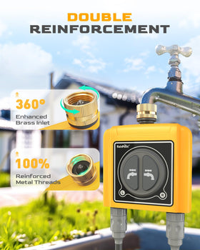 RAINPOINT timer featuring two outlets for independent zone control.