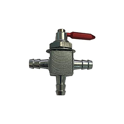 Raisman fuel cutoff valve with 1/4-inch barbs ensures quick, secure shutoff for Exmark equipment.