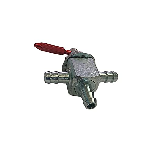 Raisman fuel cutoff valve 1/4-inch barbs suits Husqvarna units for fast isolation.