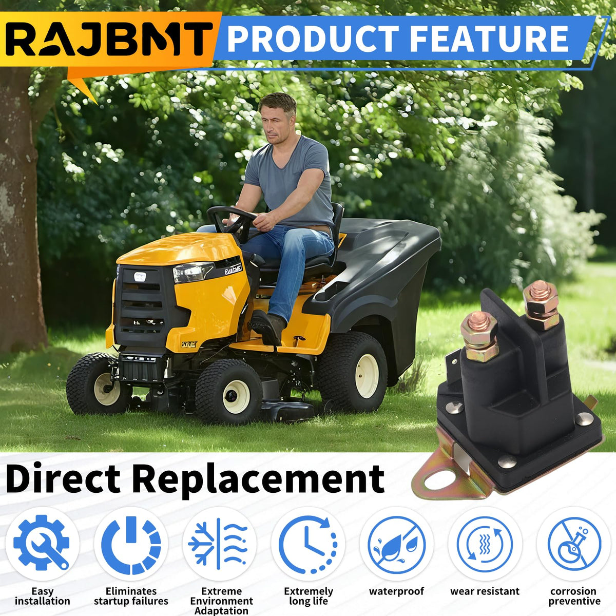 RAJBMT 435-325 dust and water resistant solenoid for outdoor use