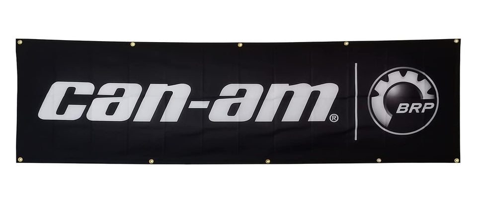 RAJNIE 2x8ft banner flag can-am-brp shop for outdoor visibility and brand presence.