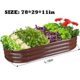 Rakukiri raised garden bed easy-assembly with included hardware makes setup quick and simple.