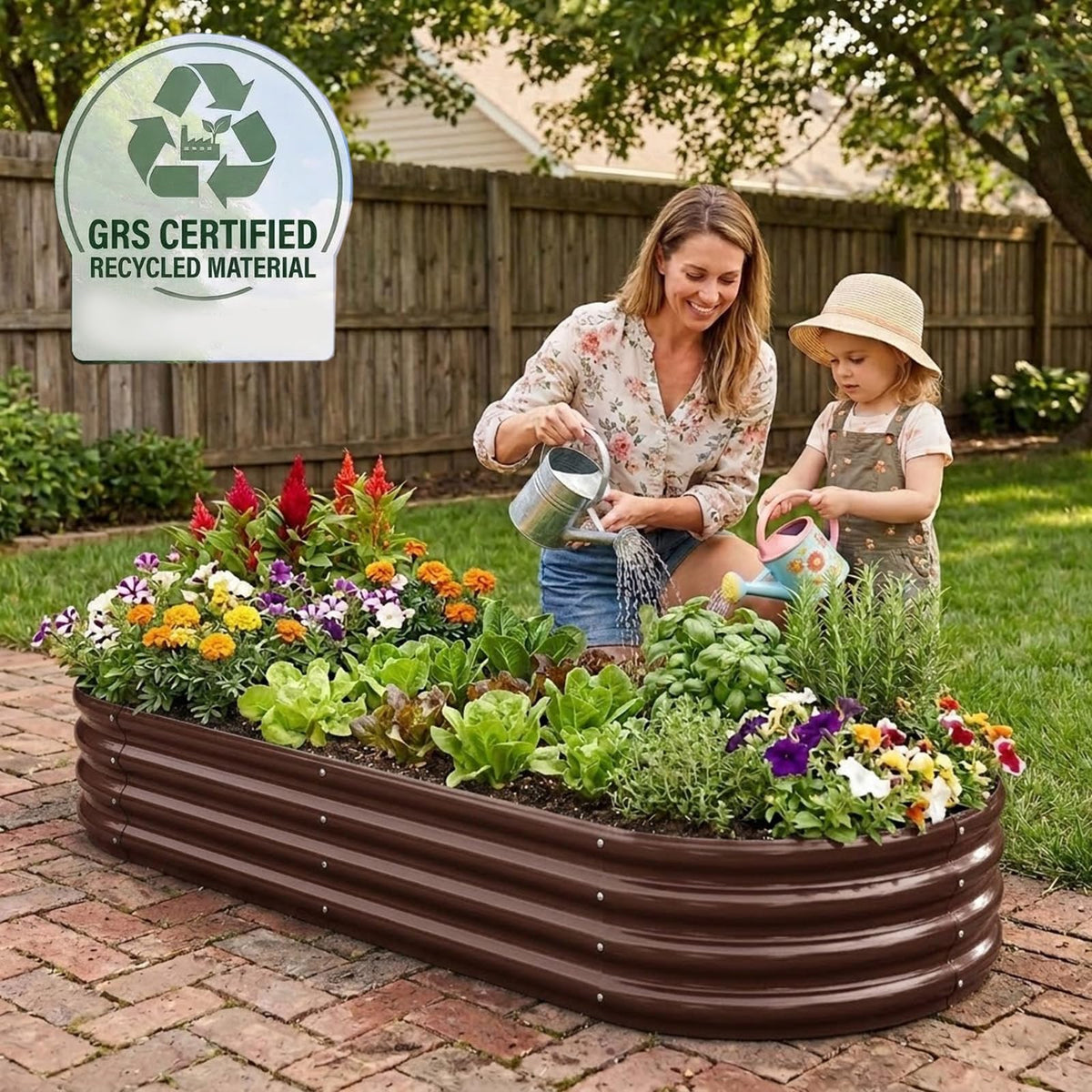 Rakukiri raised garden bed open-bottom drainage promotes healthy root growth and reduces waterlogging.