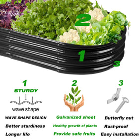 Rakukiri recycled-material planter supports eco-friendly gardening projects.