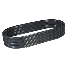Rakukiri recycled material planter supports eco-friendly outdoor gardening practices.