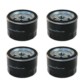 RALBDX oil filter 4-pack front view for quick maintenance readiness.