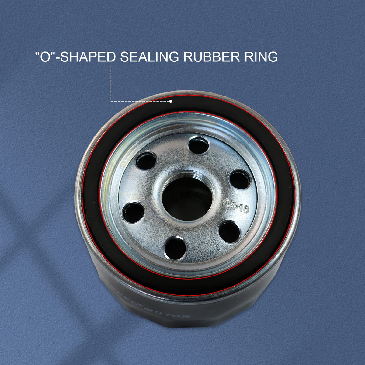 RALBDX oil filter dimensions: 3 inches OD by 2.25 inches height.