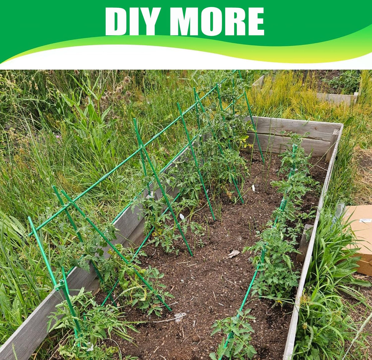 Ranchbtn plant stakes suitable for indoor and outdoor use.