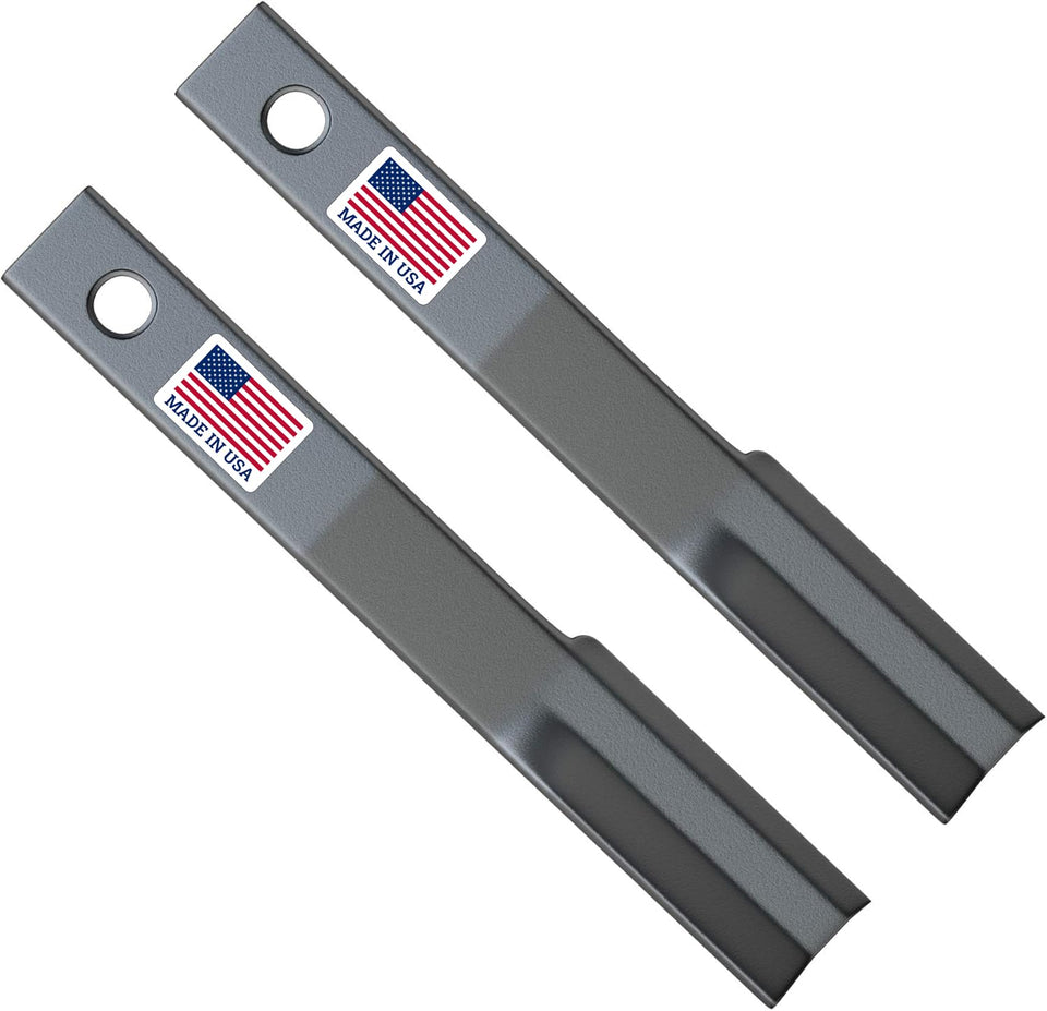 Rancher Supply rotary cutter blades—two-blade set shown for durable field cuts.