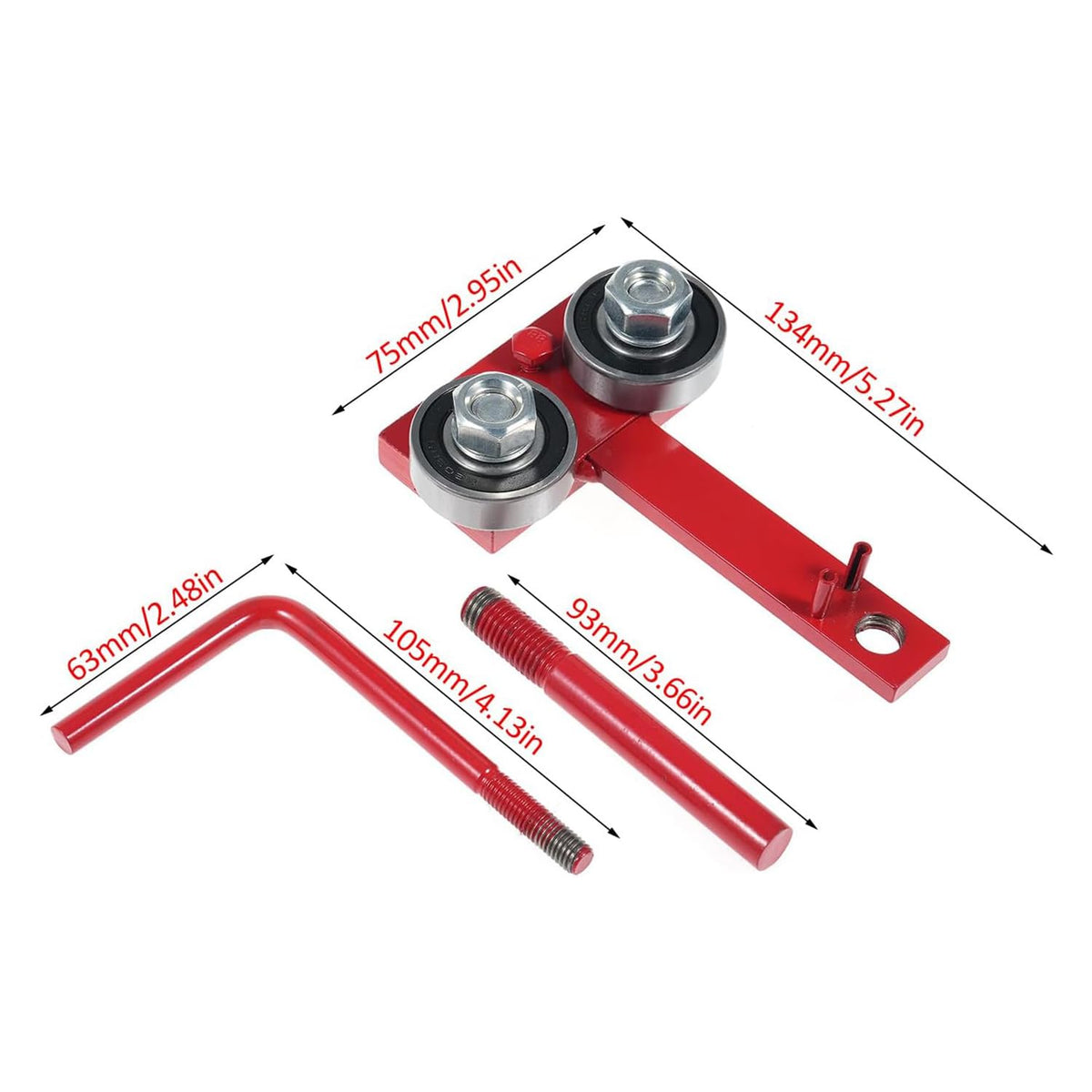 RandJ Chainsaw Bar Rail Tool secure fixture demonstrates stable grip during grinding.
