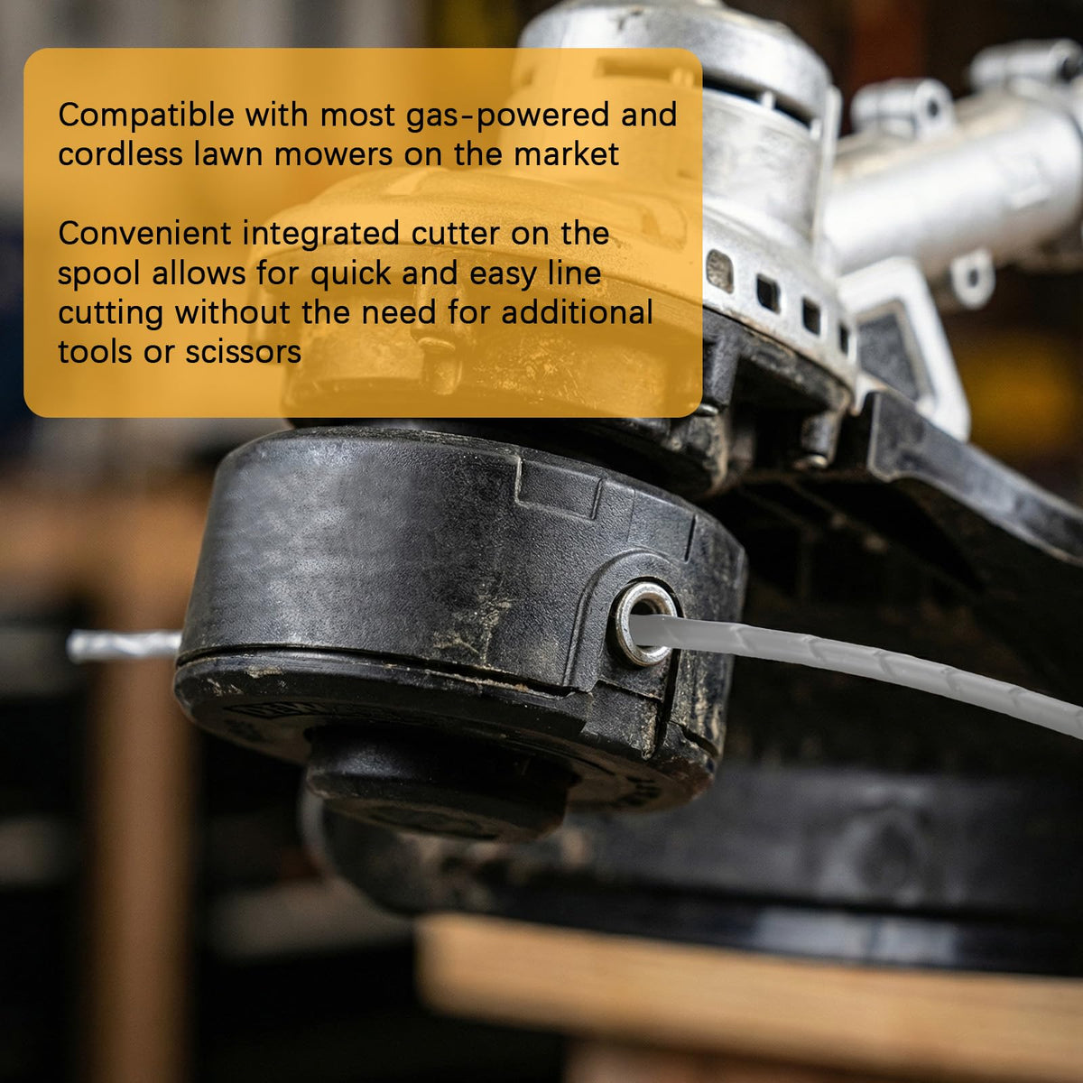 Raneped Titanium Force abrasion-resistant line withstands contact with hard surfaces.