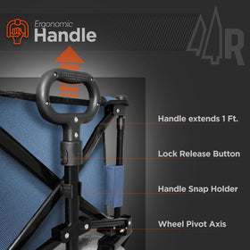RANGLAND durable hammered steel frame supports gear in rugged beach environments.