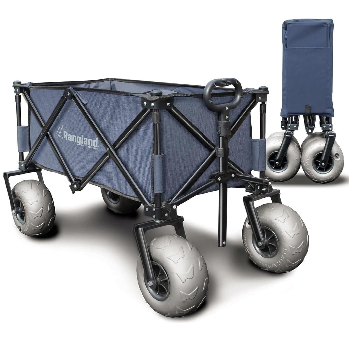 RANGLAND compact fold stores easily in your car after seaside adventures.