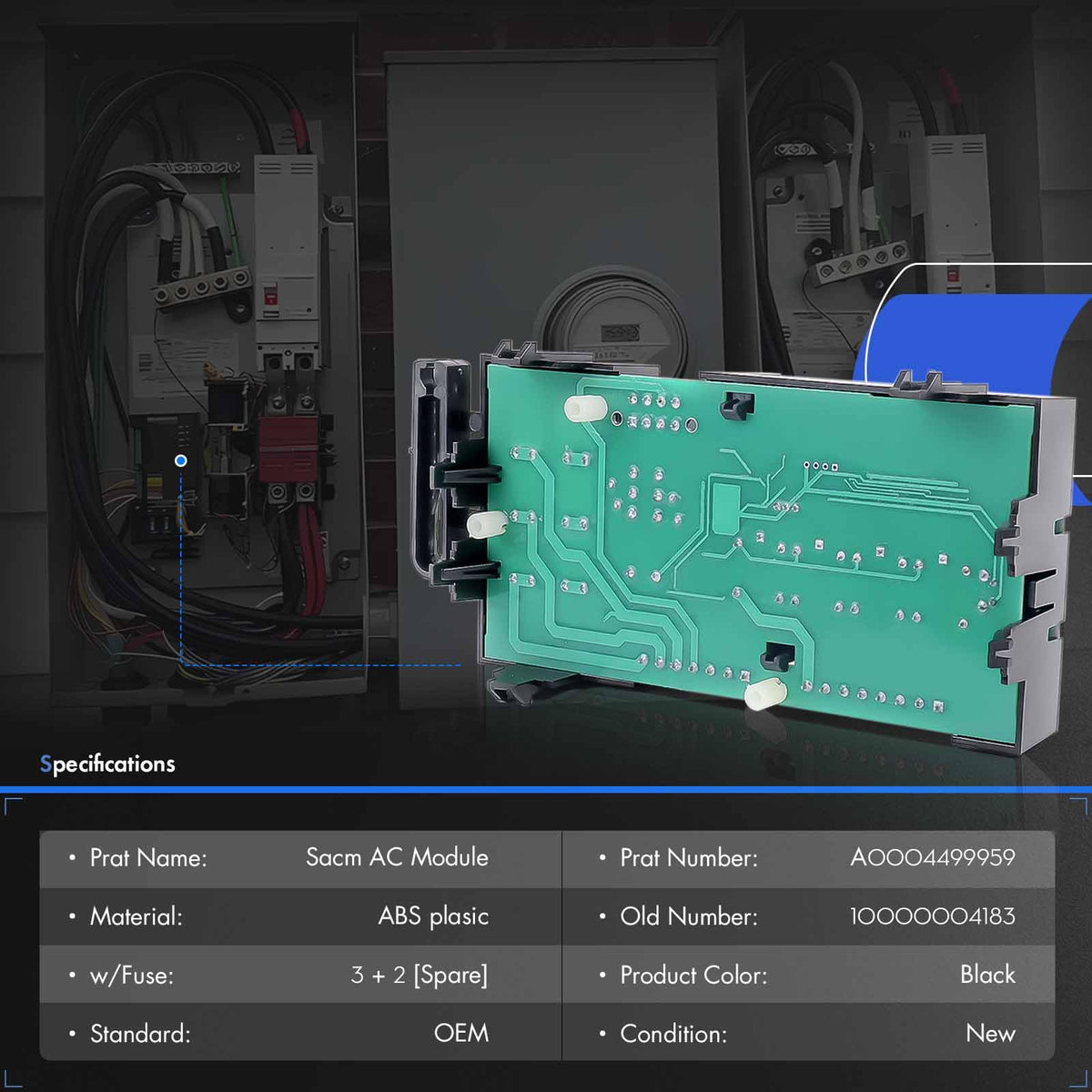 RANHAOYUYUL SACM supports Generac 200A ATS during high-load events.