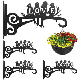 RANRTI 10-inch bird-pattern plant hanger for versatile indoor or outdoor display.