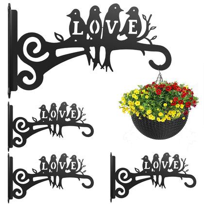 RANRTI 10-inch bird-pattern plant hanger for versatile indoor or outdoor display.