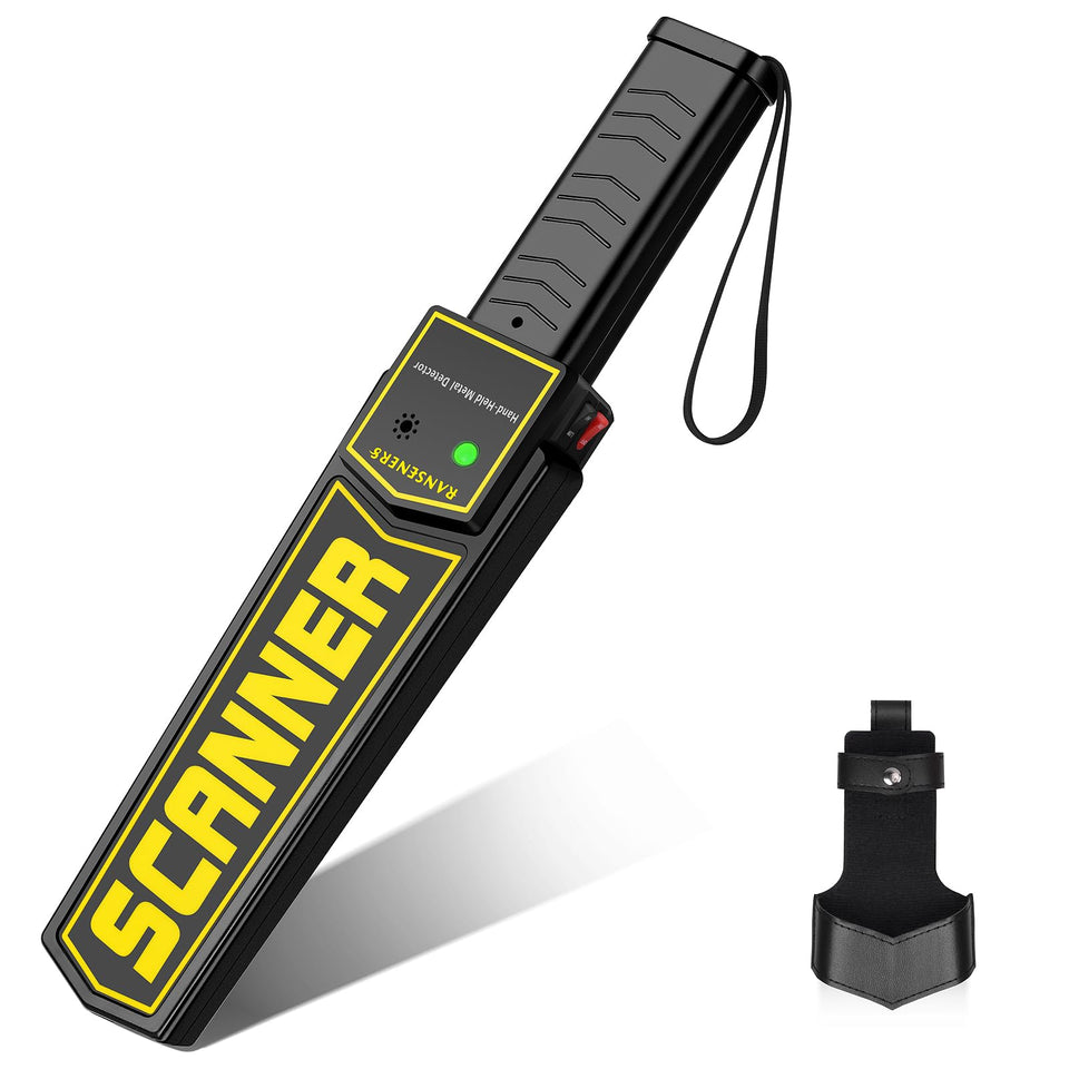 R RANSENERS metal detector wand shows high sensitivity for concealed metal detection.
