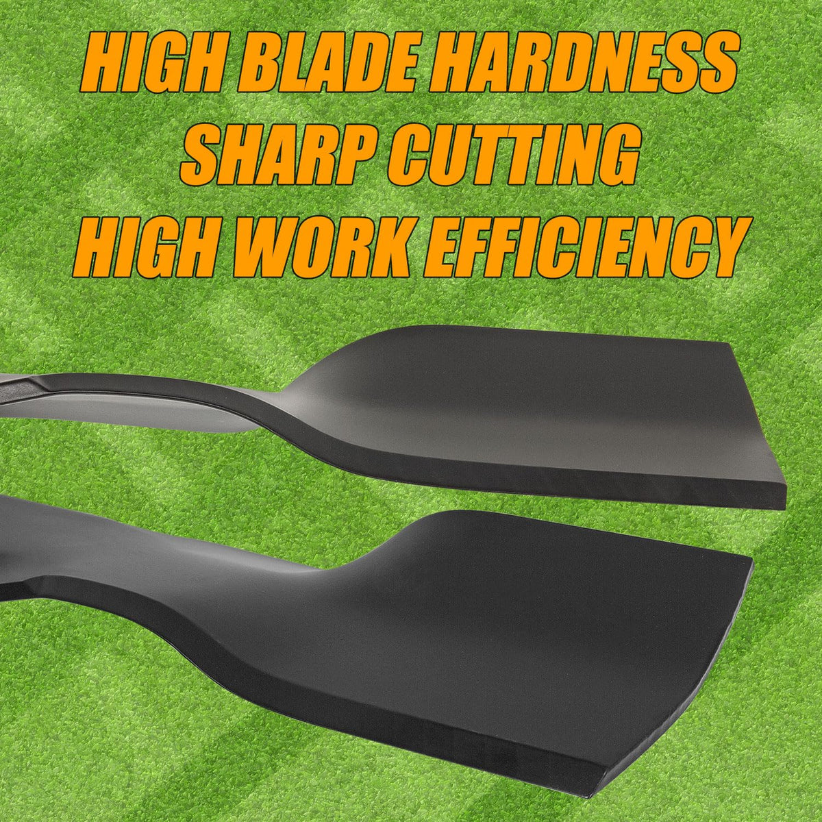 RANSOTO 17-inch length blade with 7-point center hole ensures secure fit.