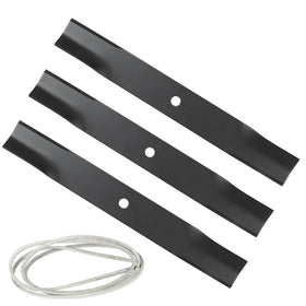 RANSOTO 50-inch mower blade pack for precise cuts on TimeCutter decks.