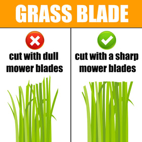 RANSOTO blades feature 0.16-inch thickness for precise mowing.