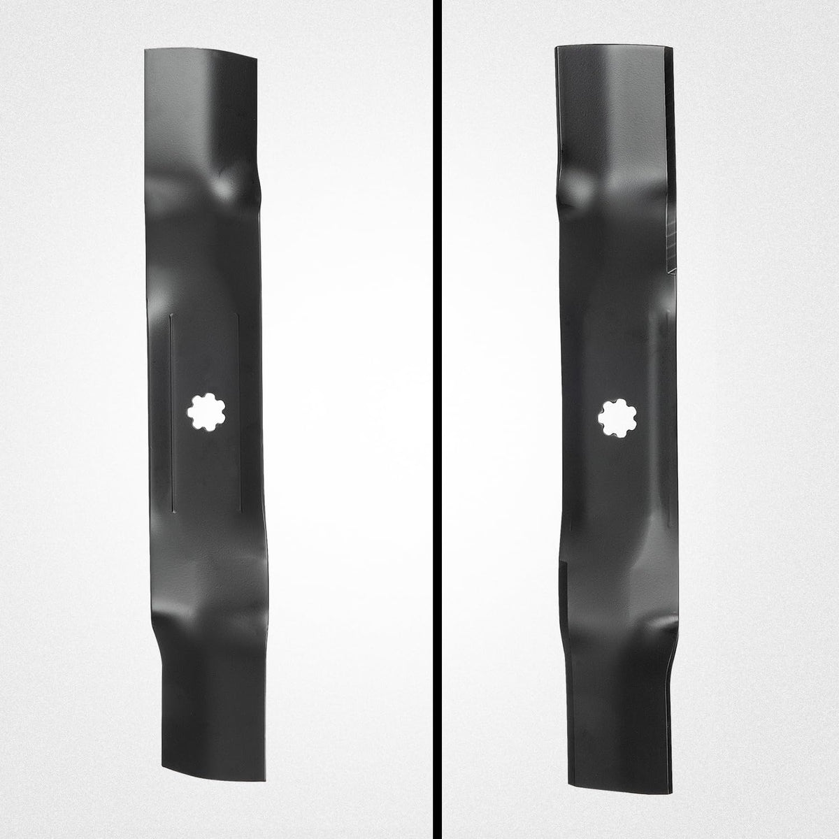 RANSOTO EZtrak and 100-series compatibility blades for easy deck upgrades.