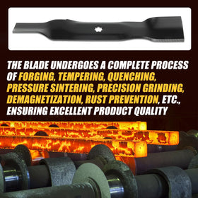 RANSOTO high-lift blades pack designed for efficient yard maintenance.